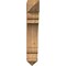 Ekena Millwork Olympic Arts & Crafts Smooth Bracket, Western Red Cedar, 5 1/2"W x 24"D x 32"H BKT06X24X32OLY03SWR - alternate 3